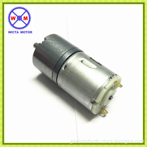 Reversible OD37mm gearbox 6mm diameter output shaft low noise 24v gearmotor